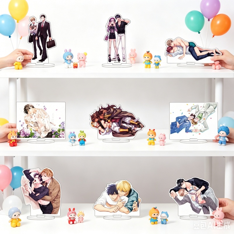 Pop Display Shelf - B-ボーイP! マルイ6周年記念POP UP STORE アクリルフィギュア BLアクリルスタンド