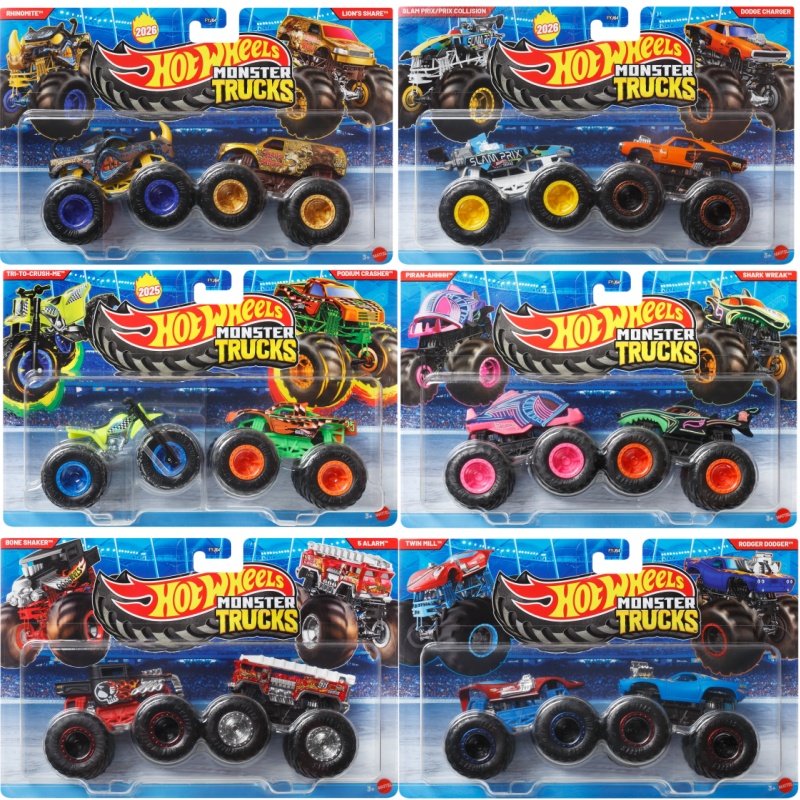 Hot Wheels Car Monster Trucks - 2026 ホットウィール モンスタートラック Fyj64 Hw ティガーシャーク