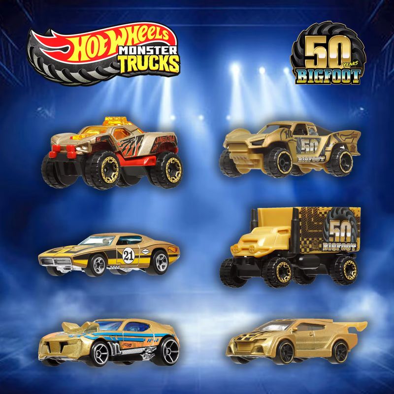 ホットウィール モンスタートラック 50周年記念セット -  - Hot Wheels Car Monster Trucks のレビューと価格